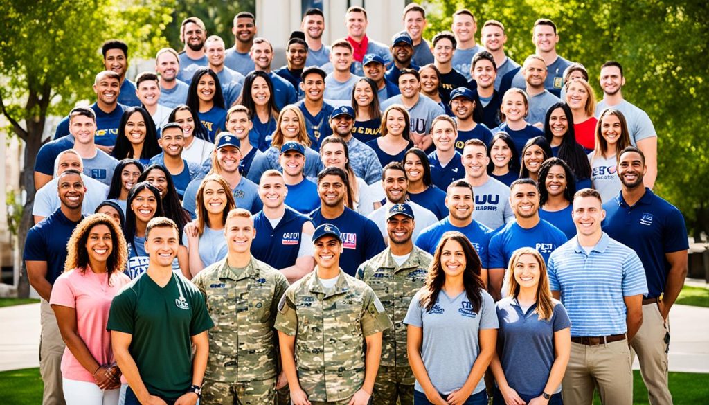 support for military service members and international students at EOU